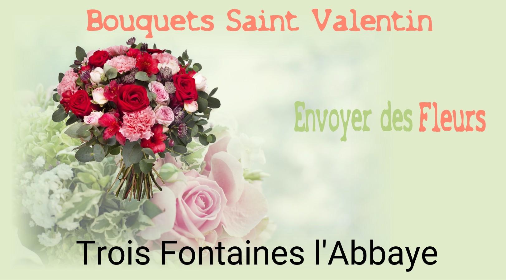 Roses de Saint-Valentin livrées à Trois-Fontaines-l'Abbaye